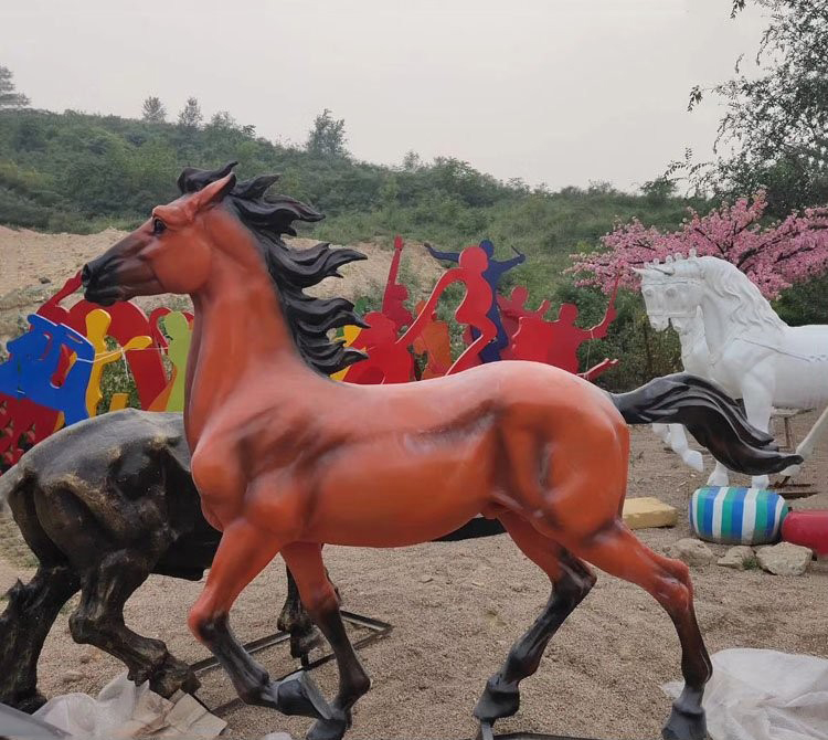 玻璃鋼仿真馬雕塑-玻璃鋼仿真馬 公園仿真動(dòng)物雕塑 玻璃鋼仿真馬雕塑-玻璃鋼仿真馬 公園仿真動(dòng)物雕塑
