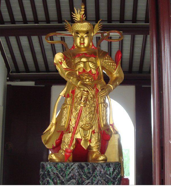 寺廟韋陀菩薩銅雕-韋陀菩薩銅雕 寺廟佛像銅雕 寺廟韋陀菩薩銅雕-韋陀菩薩銅雕 寺廟佛像銅雕高清圖片