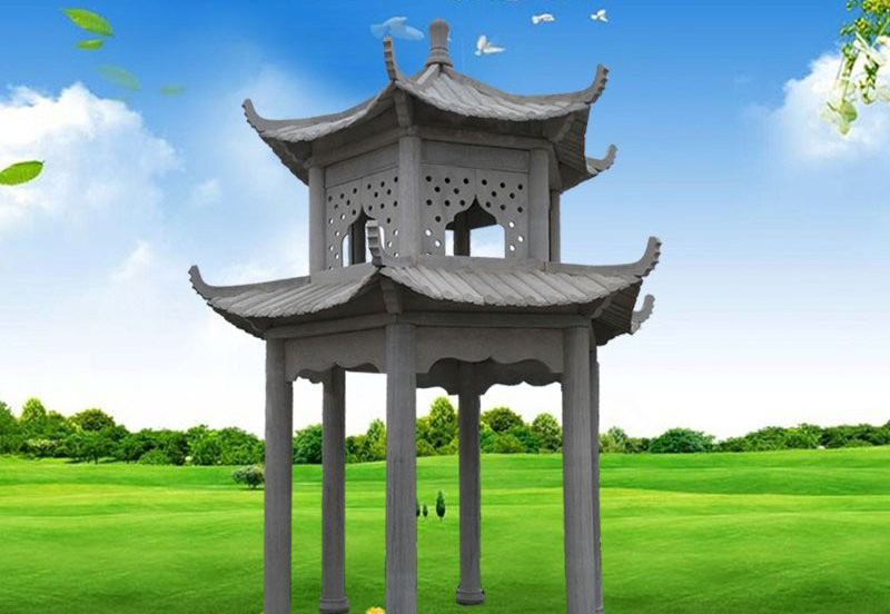 青石六角涼亭雕塑-青石六角涼亭 公園石雕涼亭 青石六角涼亭雕塑-青石六角涼亭 公園石雕涼亭高清圖片