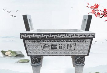 青石普度眾生香爐雕塑-青石普度眾生香爐雕塑 寺廟石雕香爐