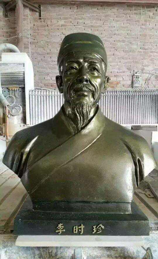 李時珍頭像銅雕-李時珍胸像銅雕 古代醫學家銅雕 李時珍頭像銅雕-李時珍胸像銅雕 古代醫學家銅雕