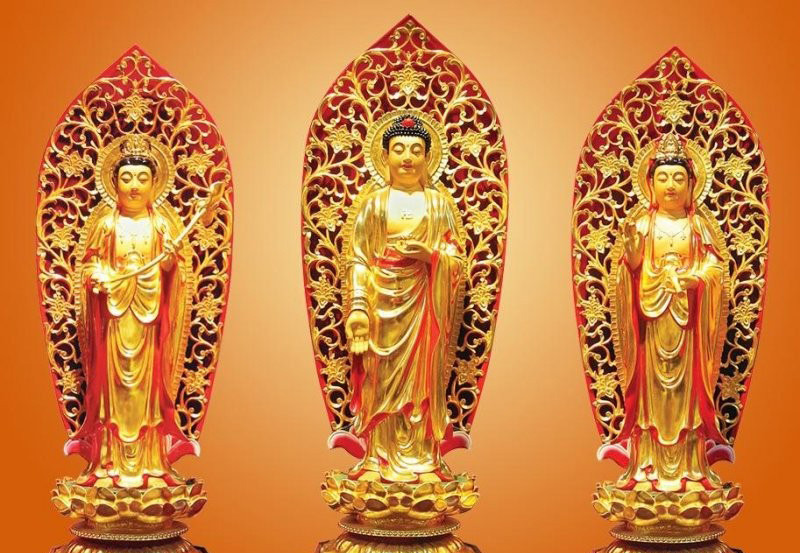 西方三圣銅雕-西方三圣銅雕 寺廟立式佛像 西方三圣銅雕-西方三圣銅雕 寺廟立式佛像