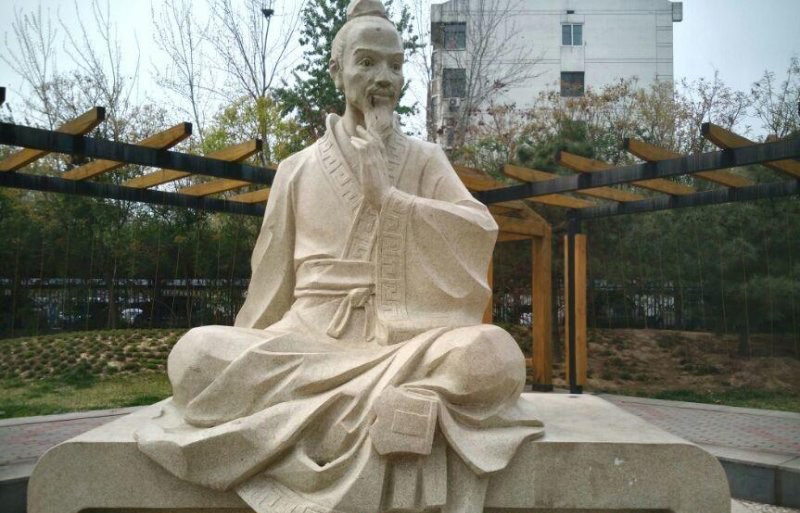 石雕祖沖之-祖沖之石雕 大理石校園古代名人