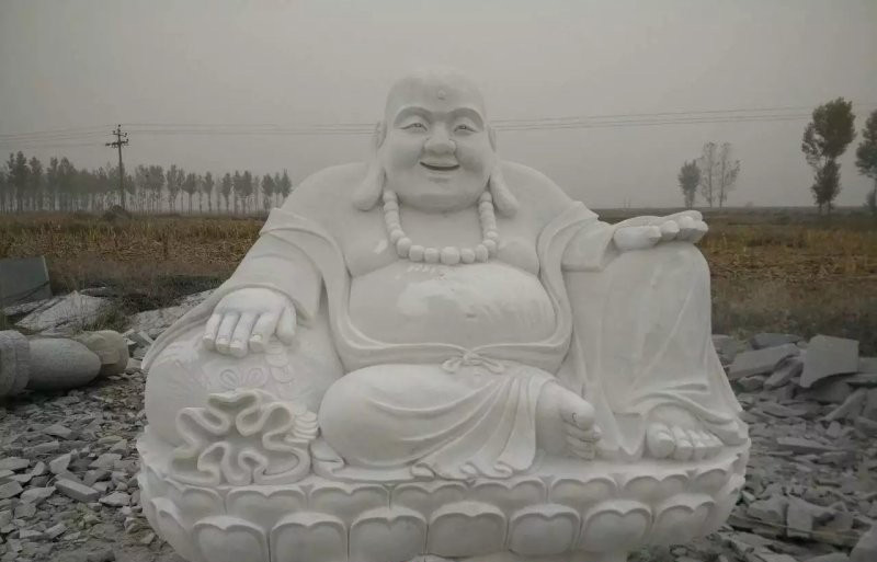 漢白玉彌勒佛-漢白玉彌勒佛雕塑 布袋和尚石雕 漢白玉彌勒佛-漢白玉彌勒佛雕塑 布袋和尚石雕高清圖片