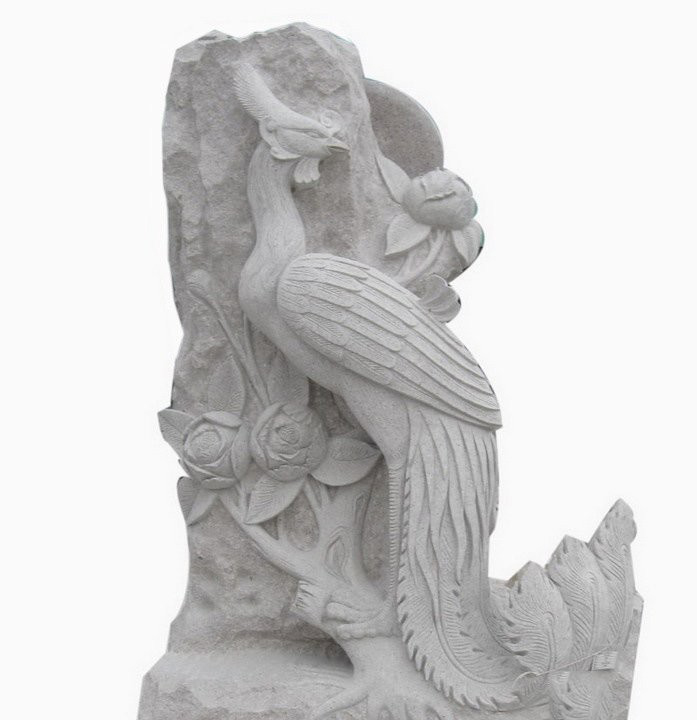 鳳凰牡丹石雕-石雕鳳凰工藝品 鳳凰牡丹石雕-石雕鳳凰工藝品高清圖片