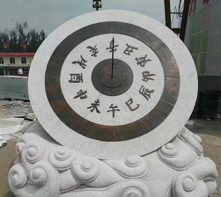大理石十二時辰日晷雕塑-十二時辰日晷石雕 大理石十二時辰日晷雕塑-十二時辰日晷石雕