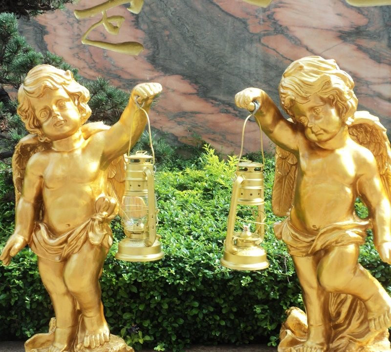 玻璃鋼仿銅小天使路燈-小區玻璃鋼天使路燈 玻璃鋼仿銅小天使路燈-小區玻璃鋼天使路燈高清圖片