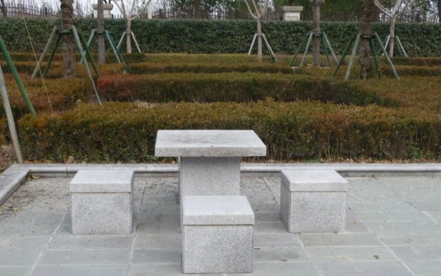 公園大理石方桌凳-方形桌凳石雕 公園大理石方桌凳-方形桌凳石雕