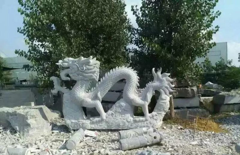 公園石雕龍-大理石龍雕塑 公園石雕龍-大理石龍雕塑高清圖片