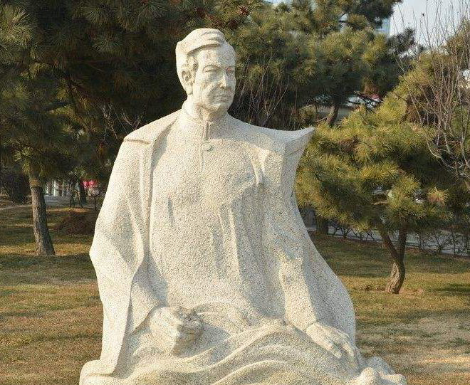 大理石冼星海石雕-近代校園名人冼星海石雕 大理石冼星海石雕-近代校園名人冼星海石雕高清圖片