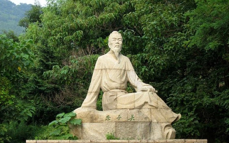 吳承恩石雕-校園古代名人吳承恩石雕
