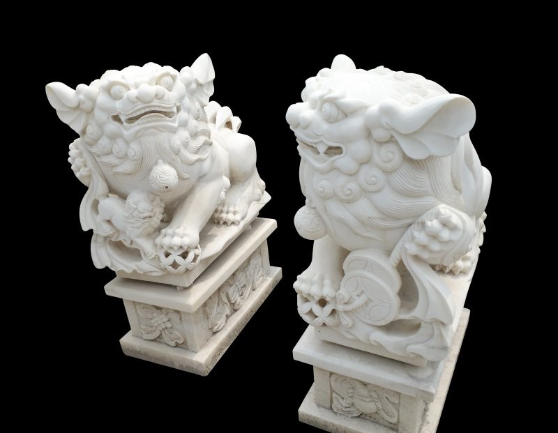 招財獻錢獅子石雕-南方獅子獻錢獅石雕 招財獻錢獅子石雕-南方獅子獻錢獅石雕高清圖片