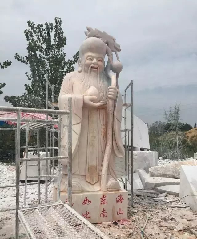 晚霞紅神像老壽星雕塑-宗教廟宇神像老壽星雕塑 晚霞紅神像老壽星雕塑-宗教廟宇神像老壽星雕塑高清圖片