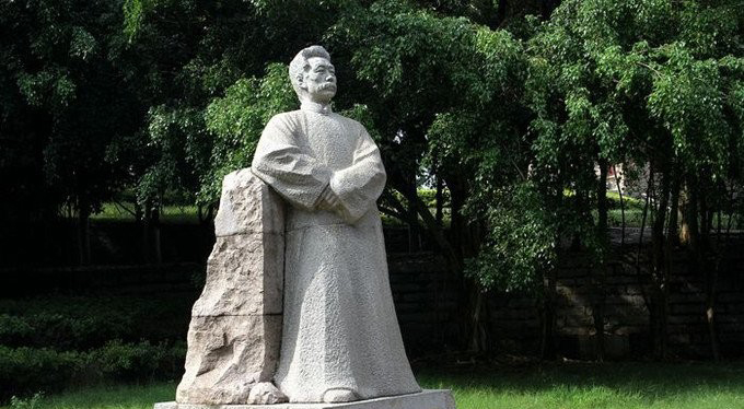 校園大理石魯迅雕塑-校園名人石雕魯迅 校園大理石魯迅雕塑-校園名人石雕魯迅