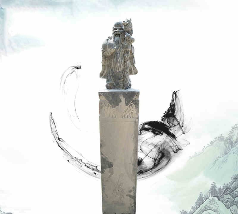 青石仿古老壽星拴馬柱-仿古老壽星拴馬柱石雕 青石仿古老壽星拴馬柱-仿古老壽星拴馬柱石雕