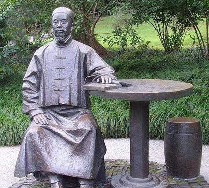 銅雕古代名人李鴻章雕塑-銅雕古代名臣李鴻章