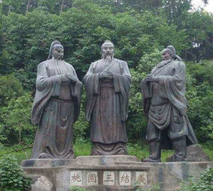 鑄銅桃園三結義人物雕像-銅雕桃園三結義人物 鑄銅桃園三結義人物雕像-銅雕桃園三結義人物高清圖片