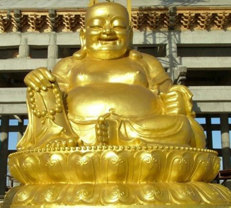 貼金彌勒佛銅雕-宗教廟宇貼金彌勒佛銅雕 貼金彌勒佛銅雕-宗教廟宇貼金彌勒佛銅雕