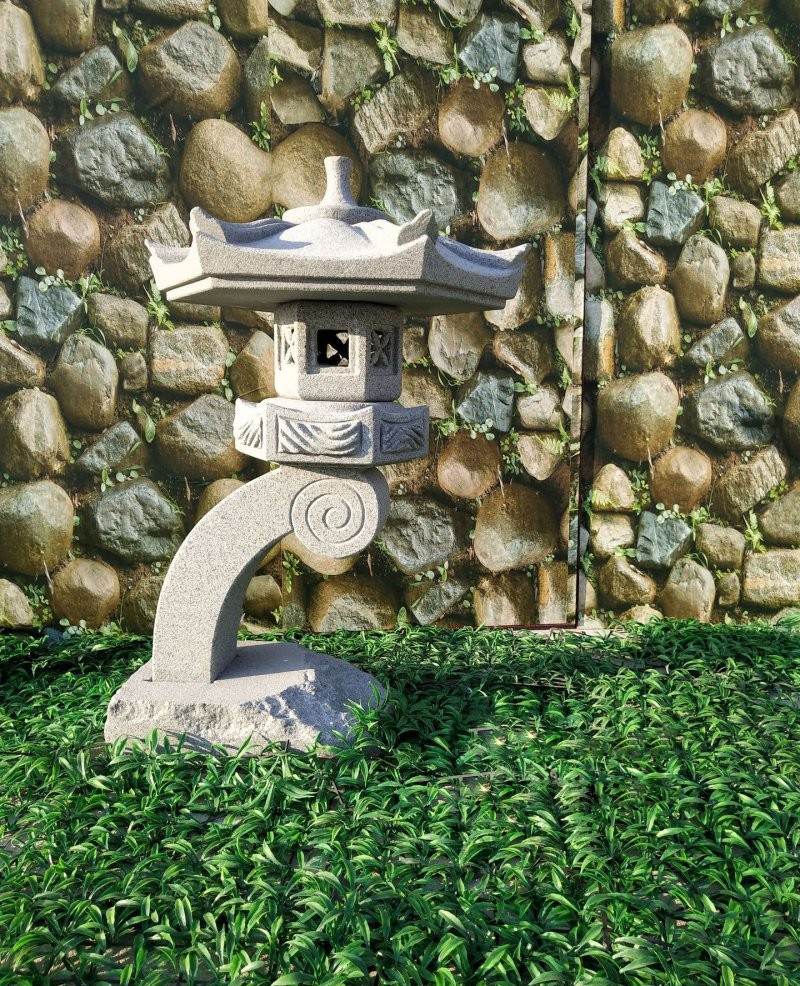 公園照明石燈籠-大理石公園石燈 公園照明石燈籠-大理石公園石燈高清圖片