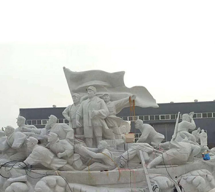 石雕廣場(chǎng)開天辟地八路軍雕塑-廣場(chǎng)開天辟地八路軍石雕 石雕廣場(chǎng)開天辟地八路軍雕塑-廣場(chǎng)開天辟地八路軍石雕高清圖片