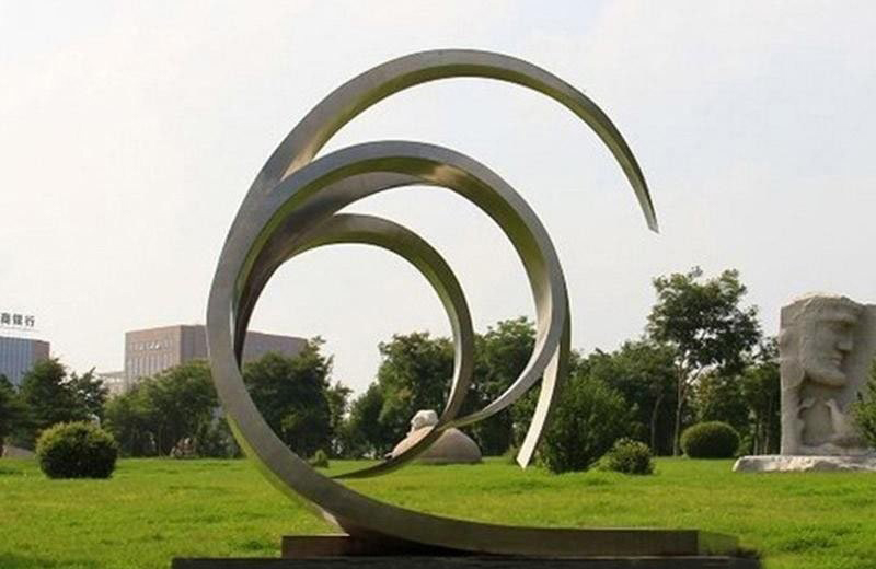 不銹鋼抽象漩渦雕塑-不銹鋼公園抽象漩渦 不銹鋼抽象漩渦雕塑-不銹鋼公園抽象漩渦高清圖片