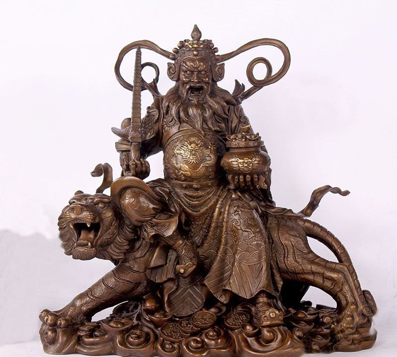 銅雕武財神趙公明-武財神趙公明銅雕 銅雕武財神趙公明-武財神趙公明銅雕高清圖片