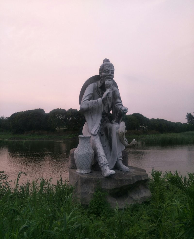 石雕姜太公釣魚古代人物雕塑-姜太公釣魚石雕 石雕姜太公釣魚古代人物雕塑-姜太公釣魚石雕