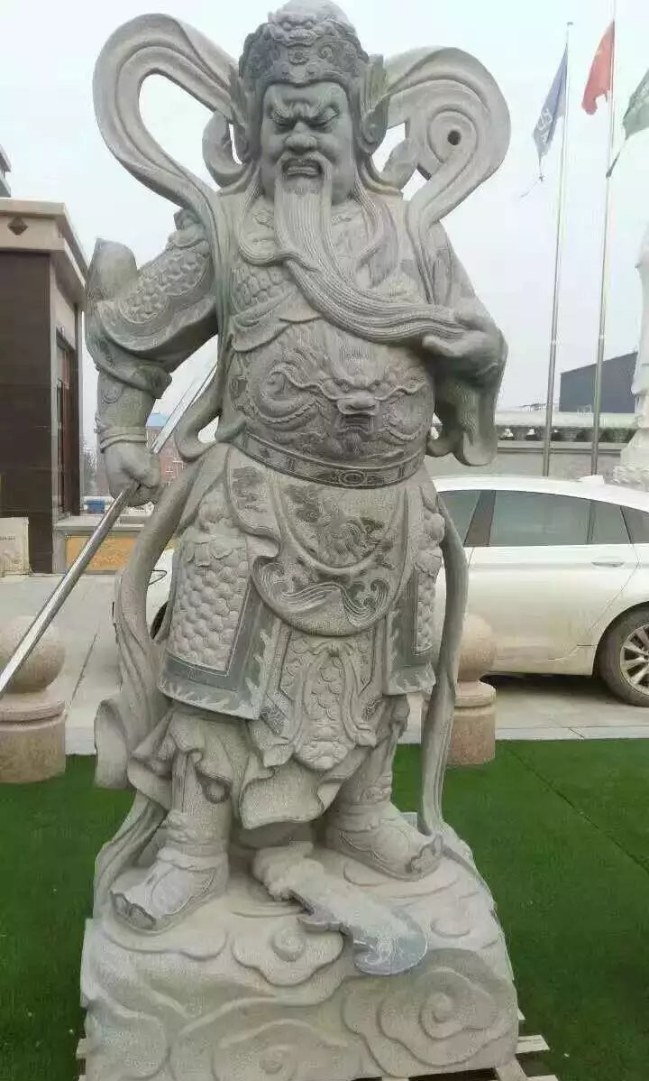 石雕武財神關公-宗教廟宇武財神關公石雕 石雕武財神關公-宗教廟宇武財神關公石雕高清圖片