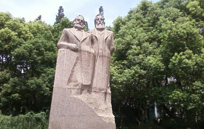 石雕西方名人馬克思和恩格斯-石雕馬克思和恩格斯 石雕西方名人馬克思和恩格斯-石雕馬克思和恩格斯高清圖片