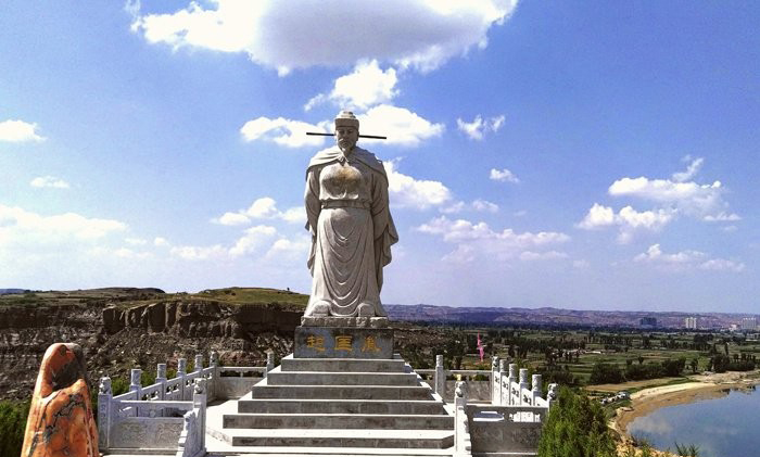景區古代名人趙匡胤石雕-大理石趙匡胤景區古代名人石雕 景區古代名人趙匡胤石雕-大理石趙匡胤景區古代名人石雕高清圖片