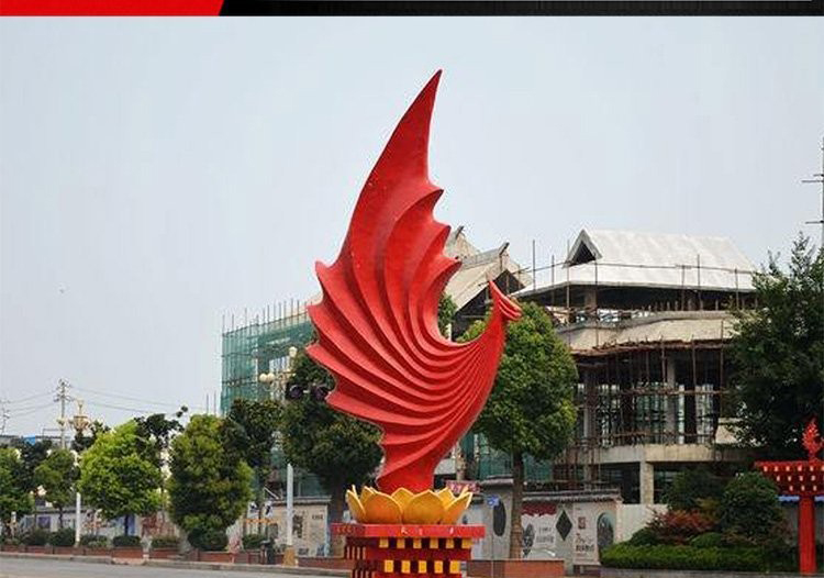 城市不銹鋼抽象鳳凰雕塑-城市景觀不銹鋼抽象鳳凰雕塑 城市不銹鋼抽象鳳凰雕塑-城市景觀不銹鋼抽象鳳凰雕塑高清圖片