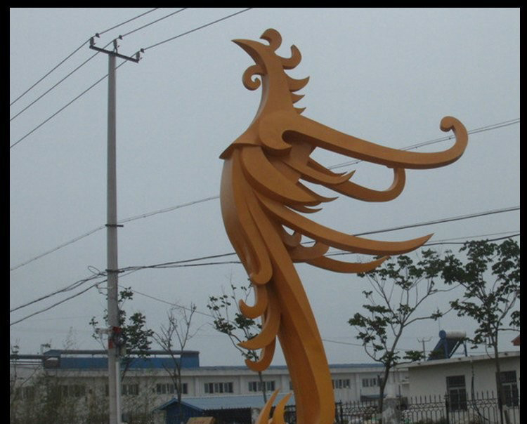 廣場(chǎng)不銹鋼金色鳳凰雕塑-不銹鋼金色鳳凰雕塑 廣場(chǎng)不銹鋼金色鳳凰雕塑-不銹鋼金色鳳凰雕塑高清圖片