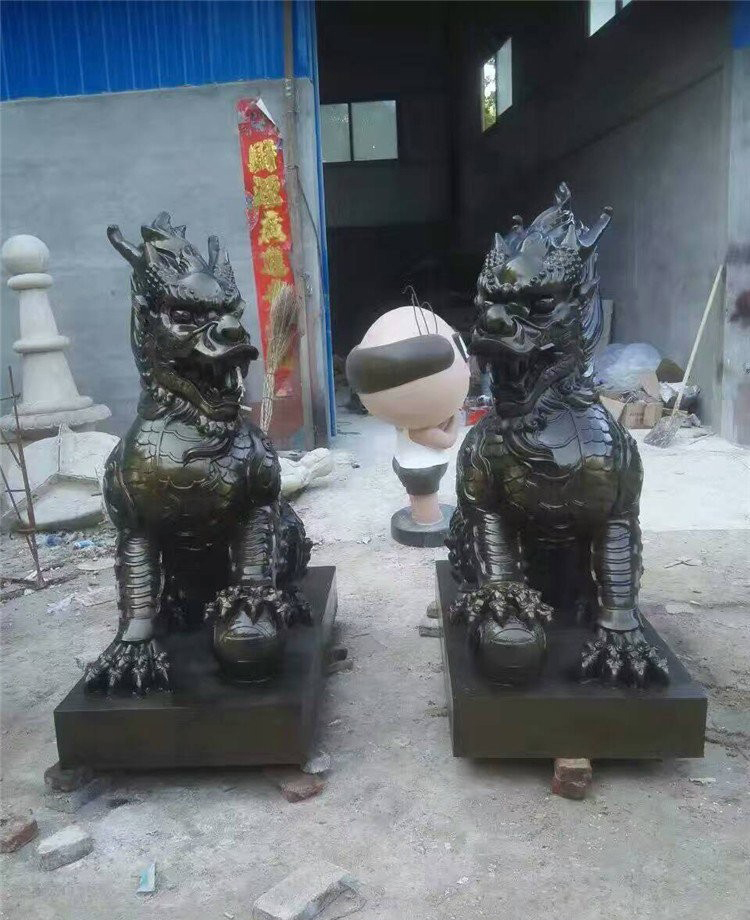 麒麟銅雕像-瑞獸麒麟銅雕 麒麟銅雕像-瑞獸麒麟銅雕