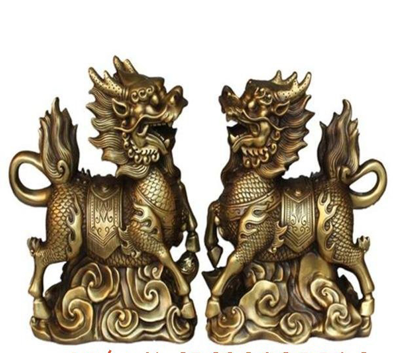 祥云麒麟銅雕-鑄銅祥云麒麟雕塑 祥云麒麟銅雕-鑄銅祥云麒麟雕塑高清圖片