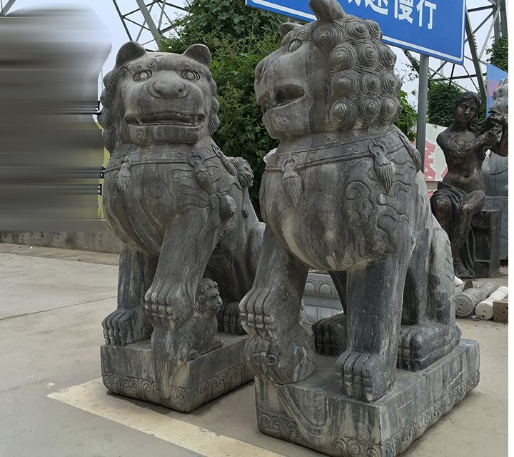 青石石材石雕獅子-青石雕刻獅子鎮宅看門 青石石材石雕獅子-青石雕刻獅子鎮宅看門