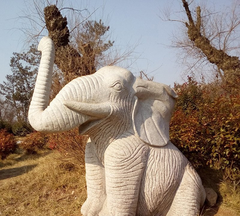 公園動物大象石雕-公園大象動物石雕 公園動物大象石雕-公園大象動物石雕高清圖片