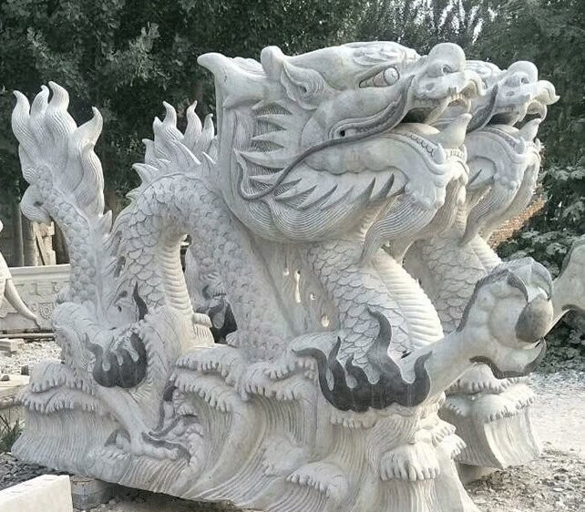 立體石雕龍-古代石雕龍 立體石雕龍-古代石雕龍高清圖片