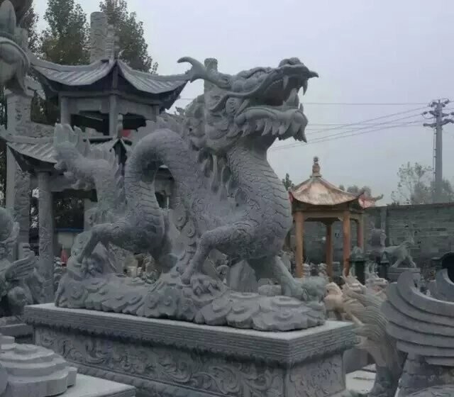 門口青石龍石雕-門口青石龍雕塑 門口青石龍石雕-門口青石龍雕塑