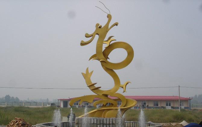 雕塑飛龍 不銹鋼雕塑龍-城市企業不銹鋼抽象飛龍雕塑 雕塑飛龍 不銹鋼雕塑龍-城市企業不銹鋼抽象飛龍雕塑