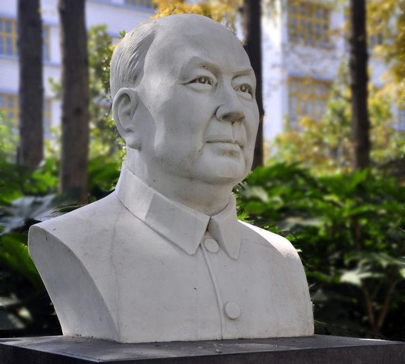 大理石錢學森胸像石雕-近代名人錢學森石雕 大理石錢學森胸像石雕-近代名人錢學森石雕高清圖片