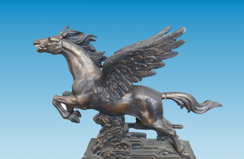 銅雕飛馬-企業廣場飛馬銅雕 銅雕飛馬-企業廣場飛馬銅雕高清圖片