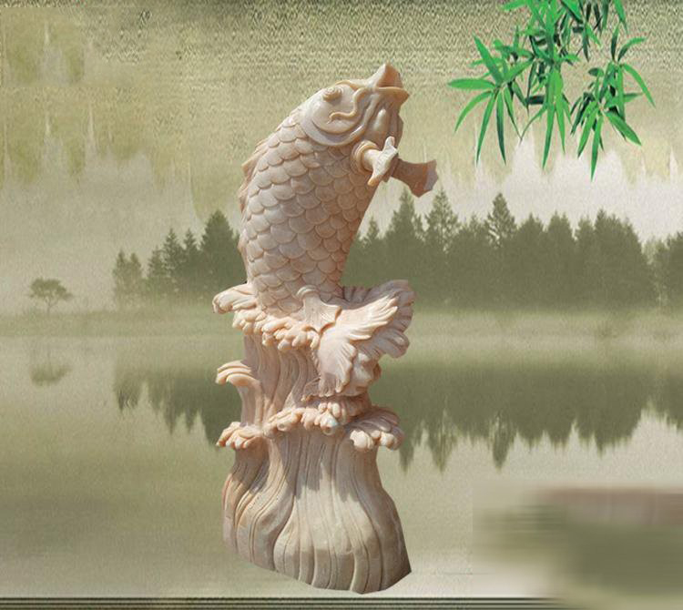 晚霞紅鯉魚(yú)石雕-噴水鯉魚(yú)石雕 晚霞紅鯉魚(yú)石雕-噴水鯉魚(yú)石雕高清圖片