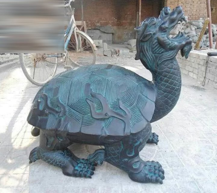 鑄銅龍龜雕塑-招財青銅龍龜雕塑 鑄銅龍龜雕塑-招財青銅龍龜雕塑