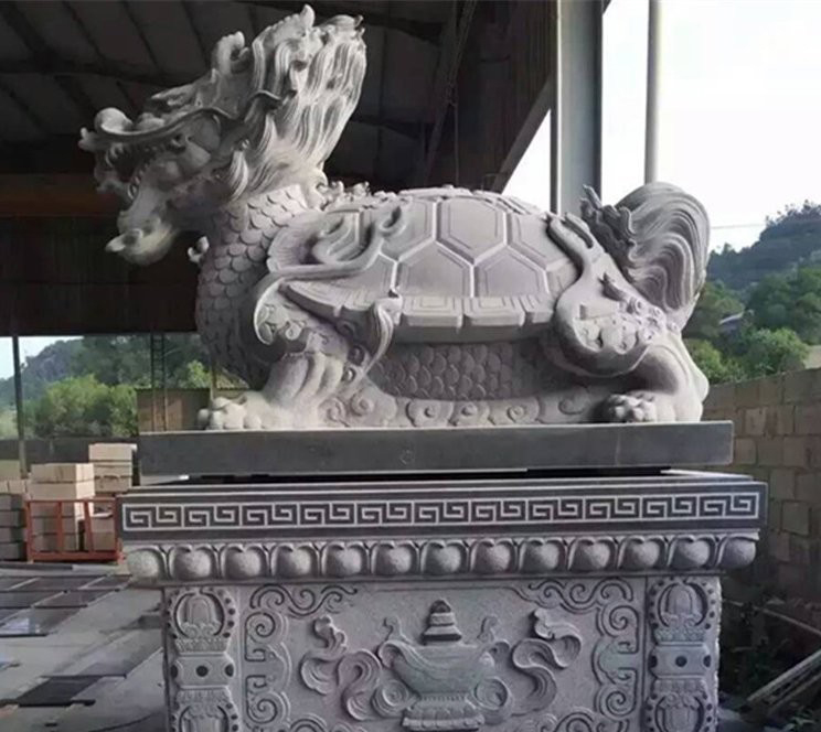 大理石龍龜石雕-宗教廟宇企業酒店門口石雕龍龜 大理石龍龜石雕-宗教廟宇企業酒店門口石雕龍龜