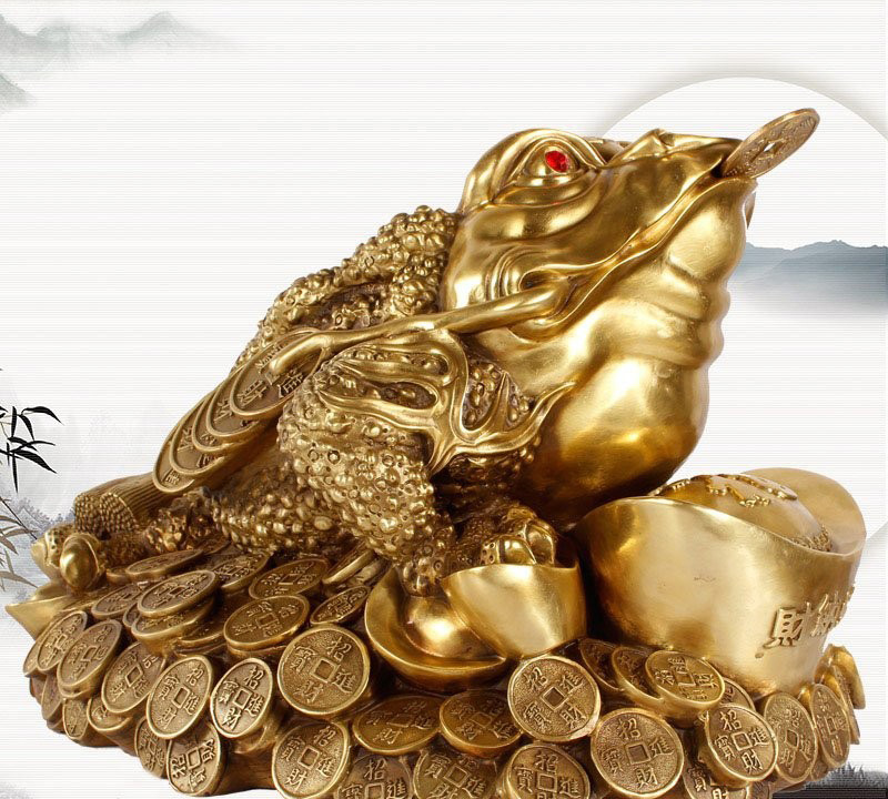 招財(cái)金蟾銅雕-招財(cái)神獸金蟾銅雕 招財(cái)金蟾銅雕-招財(cái)神獸金蟾銅雕高清圖片