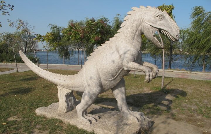 大理石恐龍石雕-公園大理石恐龍石雕 大理石恐龍石雕-公園大理石恐龍石雕高清圖片