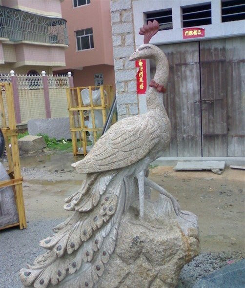 石雕孔雀-大理石動(dòng)物孔雀石雕 石雕孔雀-大理石動(dòng)物孔雀石雕高清圖片