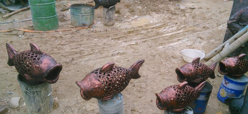 銅雕鏤空魚-鏤空魚銅雕 銅雕鏤空魚-鏤空魚銅雕高清圖片