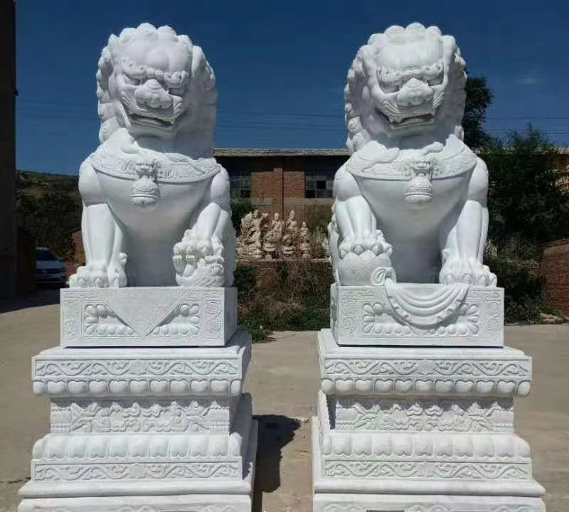 大理石獅子石雕-大理石獅子石雕 大理石獅子石雕-大理石獅子石雕高清圖片