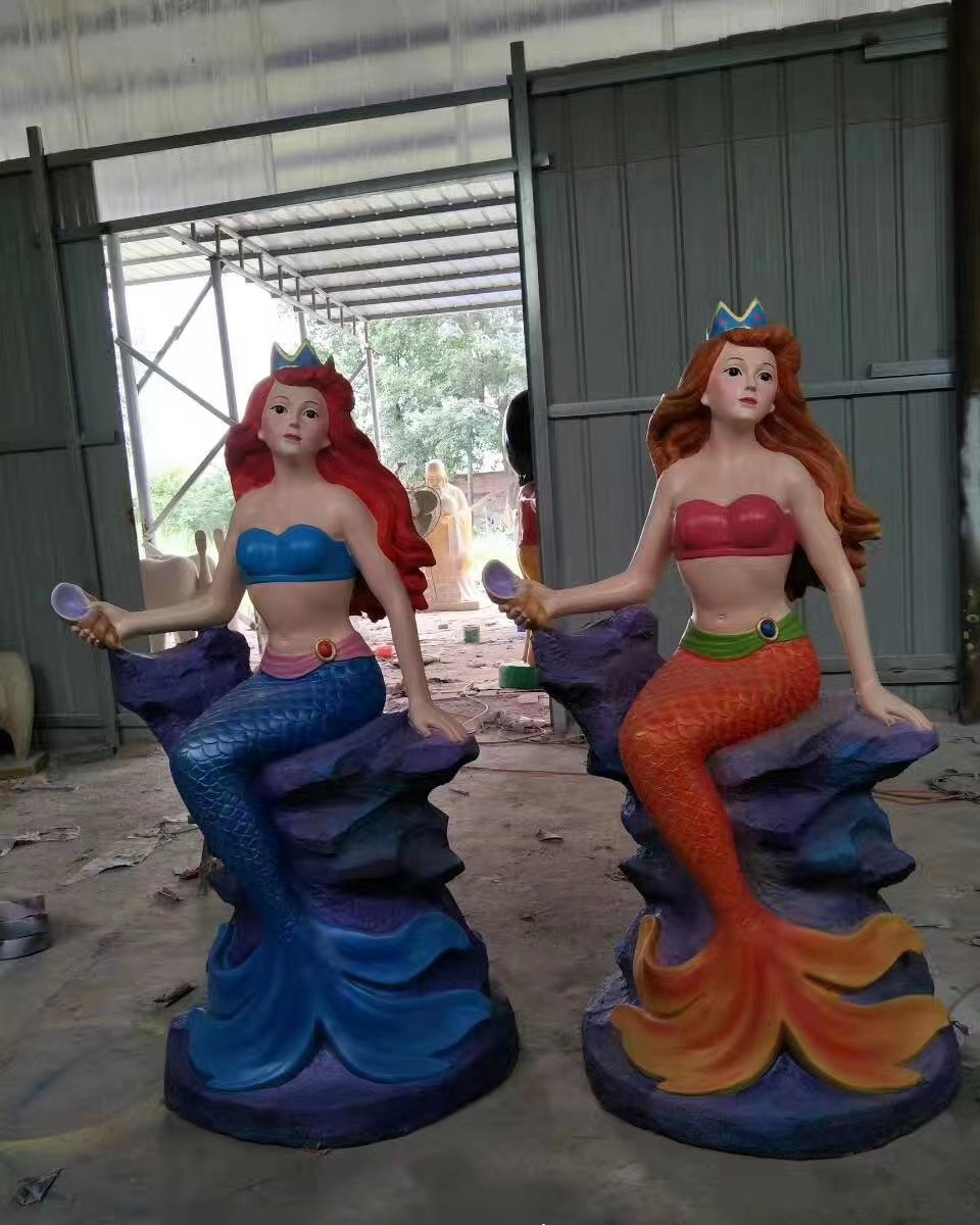 玻璃鋼美人魚景觀雕塑-玻璃鋼美人魚景觀雕塑 玻璃鋼美人魚景觀雕塑-玻璃鋼美人魚景觀雕塑